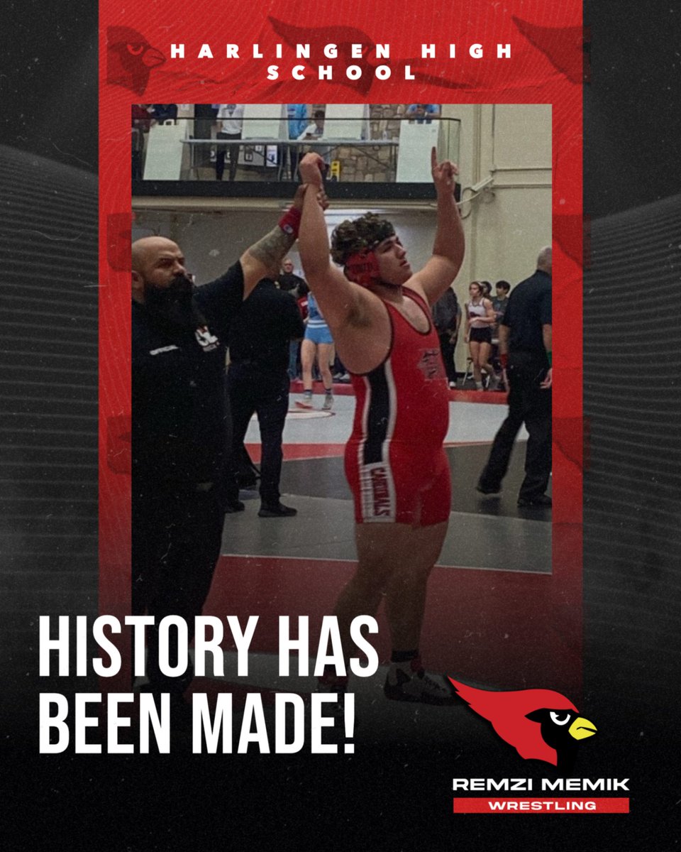 A HUGE congratulations to HHS wrestler Remzi Memik. Memik placed 4th during the San Antonio regional wrestling meet this past weekend. Wrestling in the 285 division, Memik is the first-ever HHS wrestling state-qualifier. The state meet will take place this weekend in Cypress TX.