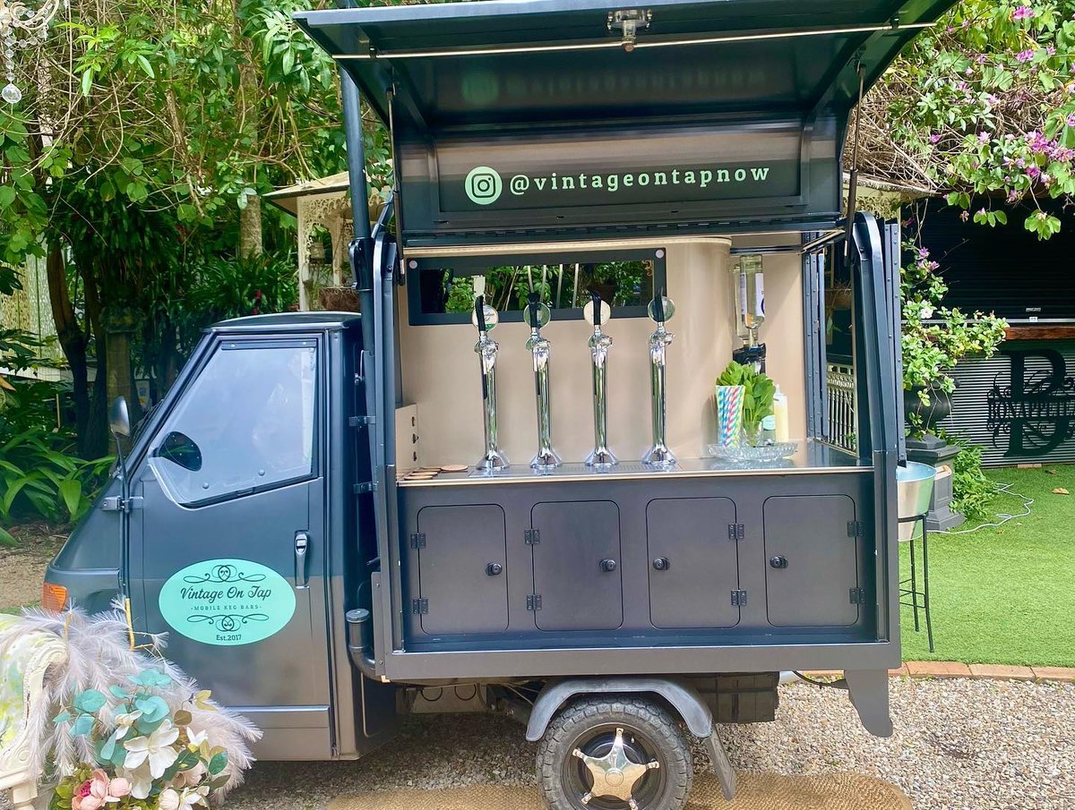 Vintage On Tap is a truly #uniqueexperience with a 
#oneofakind mobile #kegbar based on the #GoldCoast. The bar experience & add-ons are perfect to hire for #parties, #weddings, #engagements, #festivals, #promotions, #corporatefunctions or any other #eventexperience.