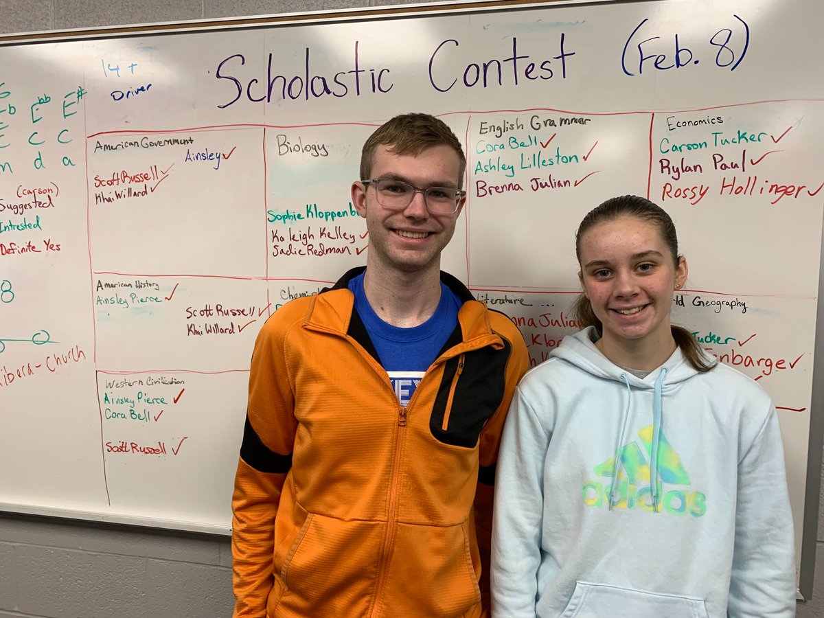 Oakland City Scholastic Competition Co-Captains