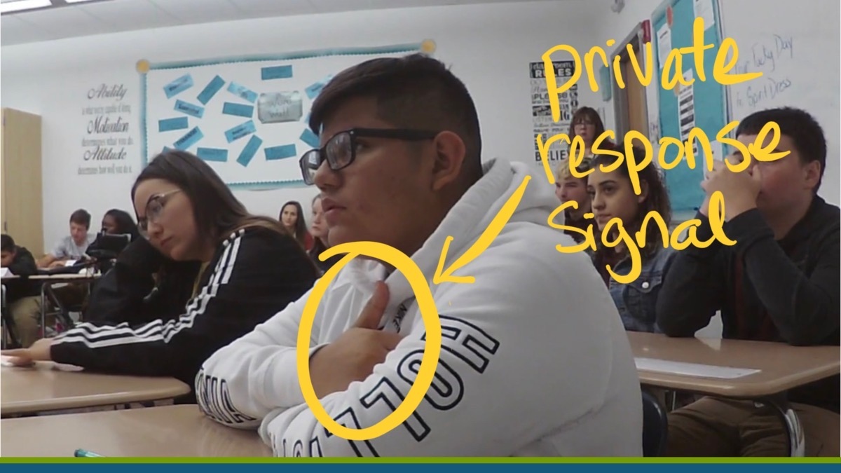 One of the seemingly smallest teacher moves that I've learned makes the biggest impact is. . . asking students for a private response signal.

Like a discrete thumbs up.

Helps a ton!

#MTBoS #ITeachMath #MathIsFigureOutAble #Elemmathchat #MSmathchat #HSmathchat