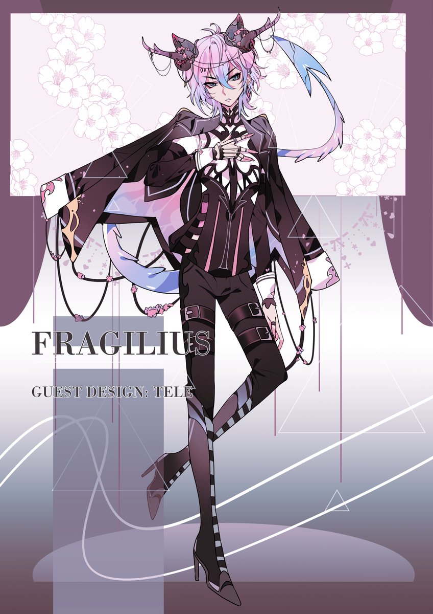 ❛ cold hearted soul ❜ ー #fragilius valentine days 2023; a callous gaze that makes a shiver run up your spine, and heart skip a beat ~ design by @.acidicchoarts !