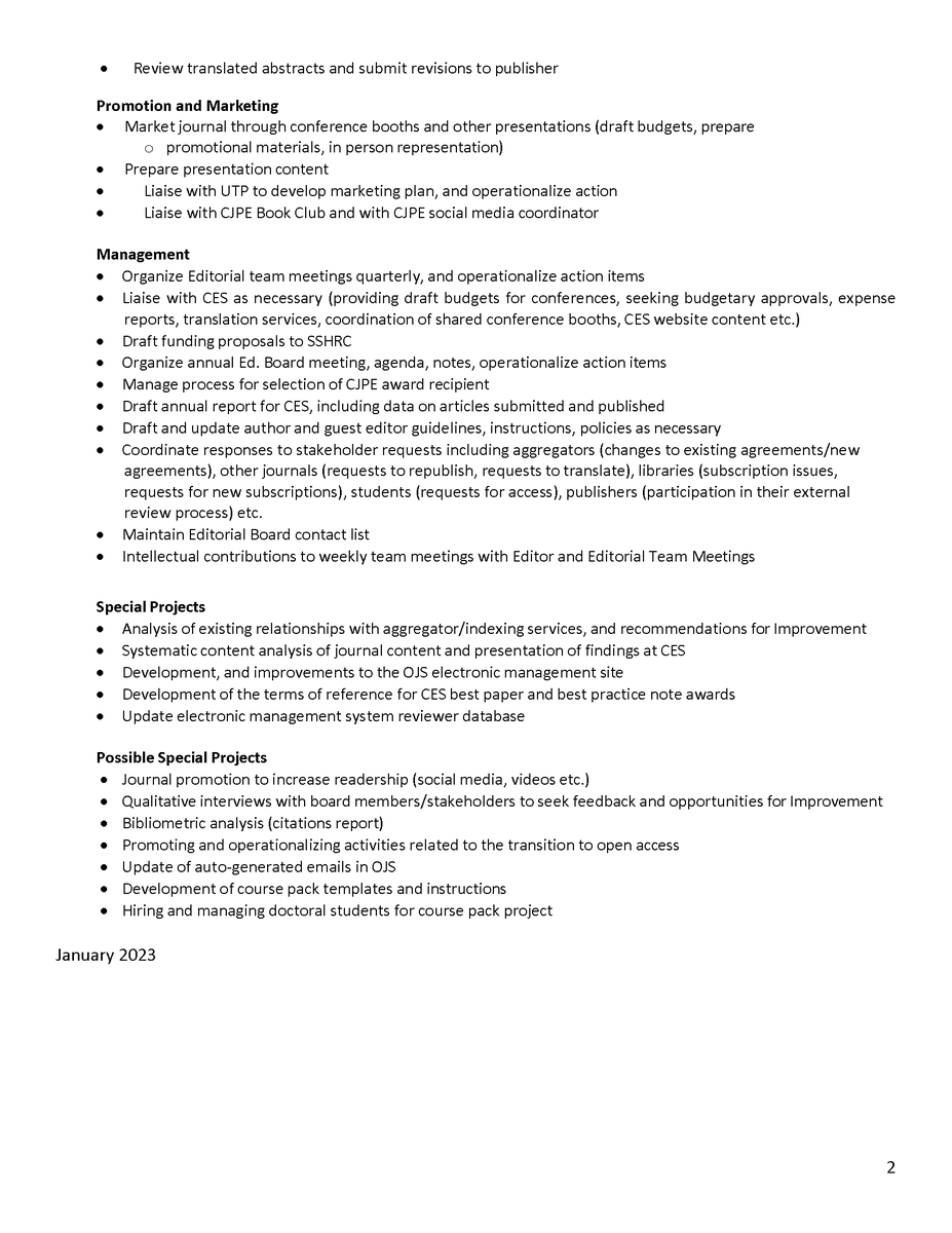 CJPE_RCEP's tweet photo. Help spread the word, the CJPE is seeking a Bilingual Managing Editor. If interested, contact Editor-in-Chief Jill Chouinard at chouinardjill@gmail.com. #CJPE_RCEP #EvalTwitter https://t.co/2l8aZJNTpg