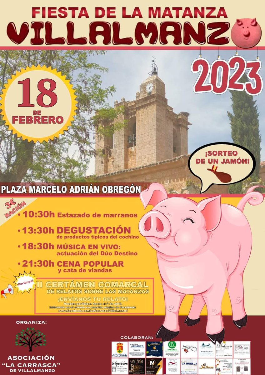 Un año más desde la Asociación cultural y  sociodeportiva "La Carrasca" de Villalmanzo.      quiere invitarte a participar en esta esperada fiesta gastronómica y cultural.