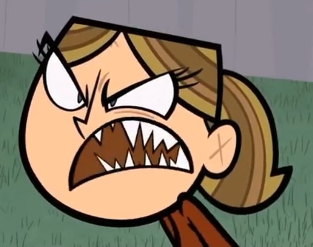 SimpForJimmy's tweet image. "SO I CAN IMPRESS JIMMY! I mean...so I can be his loyal sidekick...no wait...JUST GIMME MY SUIT BACK!"

She barked angrily.