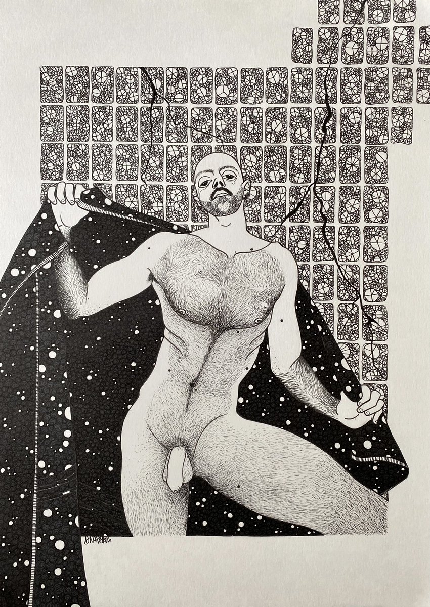 divadavidrawing's tweet photo. La Douche FroiDE 🖤
Ink on A3 paper size.
#drawing #artwork #illustration https://t.co/XqJ0VdkpZI