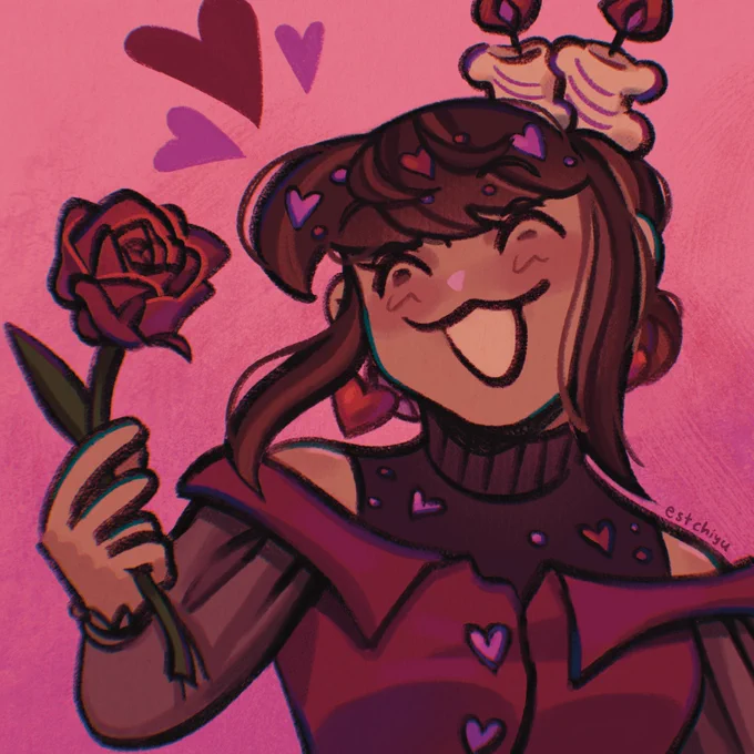 just letting everyone know i am free on valentines day (this was an excuse to valentinify my persona) 
