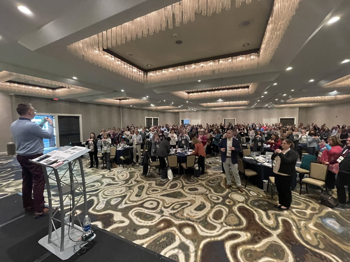 Bridging the kinesthetic and the cognitive. It’s amazing how <a href="/jtalmarode/">John Almarode</a> can command a room, both thoughtfully and intellectually. Thanks for your mentorship and making the complex possible. <a href="/VisibleLearning/">Visible Learning</a>