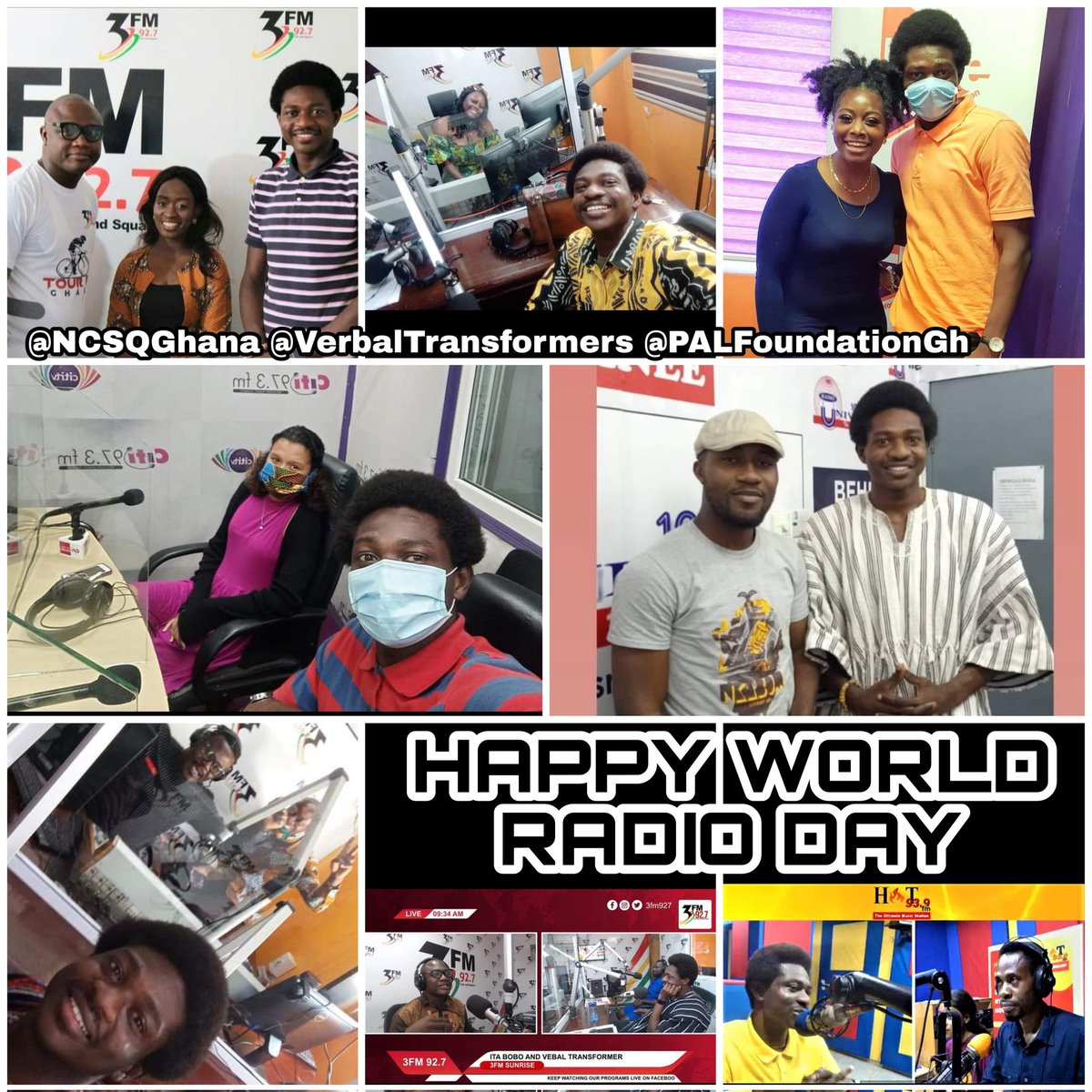 Happy #WorldRadioDay2023 God bless everyone playing vital roles onset & behind the scenes. Together, we're nurturing, transforming & blessing countless lives around the world. Amidst all, let's not forget that BREAKING NEWS can also be GREAT NEWS 💯❤️🥂 Stay + #RadioAndPeace #VT