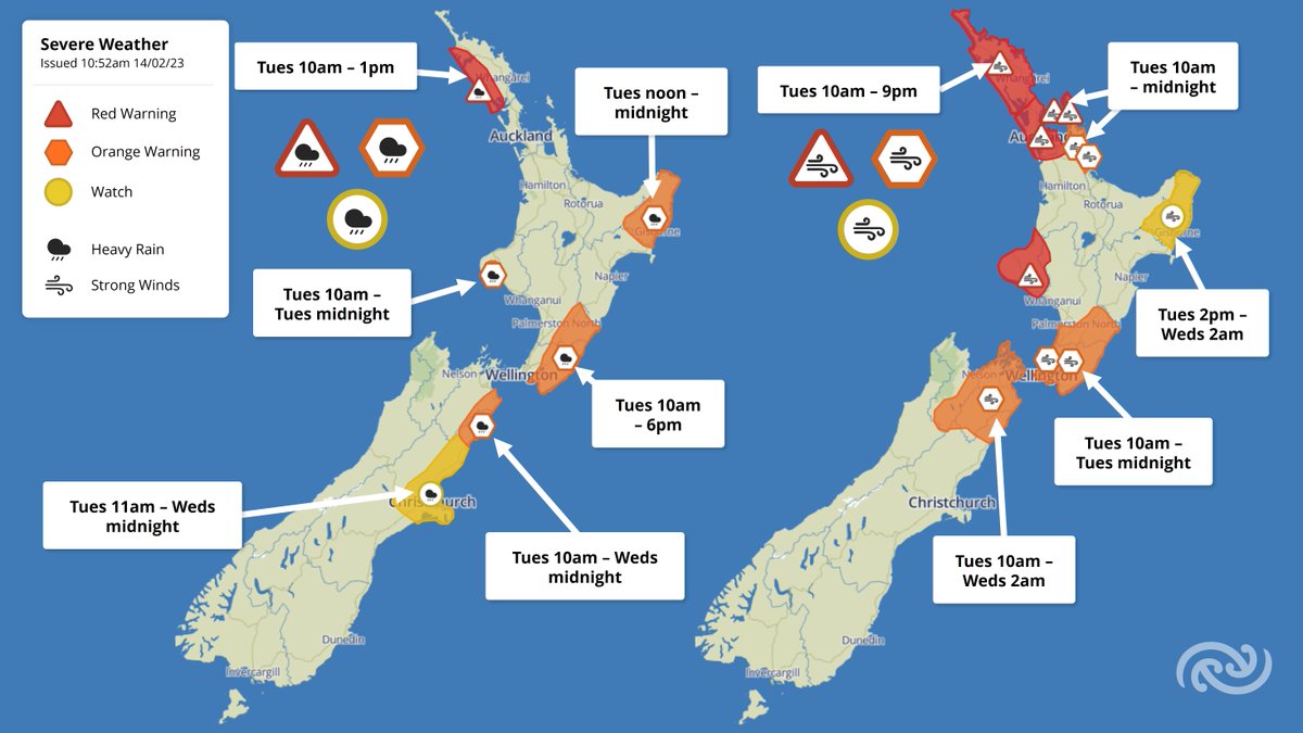 🔴🟠🟡
Our 11am issue of the Severe Weather Watches and Warnings is below.
🟡🟠🔴

Head over to bit.ly/AllWarnings to get the full details.