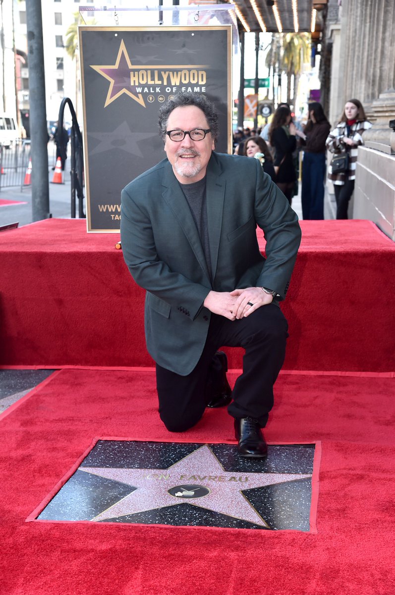 themandalorian's tweet photo. Check out these photos from showrunner and executive producer @Jon_Favreau's Hollywood Walk of Fame ceremony where a star in his honor was unveiled today.

Start streaming the new season of #TheMandalorian March 1 on @DisneyPlus. (1/2) https://t.co/RsiRtoyEHT