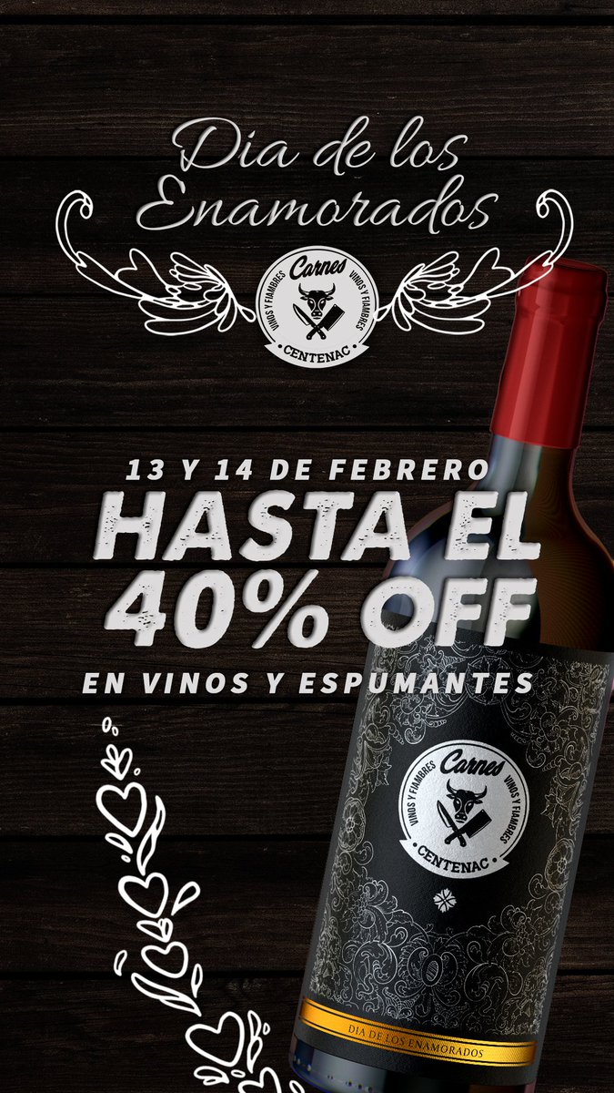 Aprovecha esta oferta del #DiaDeLosEnamorados para embriagarte con tu marido, esposa, novio/a, amante, amigx con derecho o hasta con tu ex, vale todo! 😅🍾💘👭🏳️‍🌈❤️‍🔥