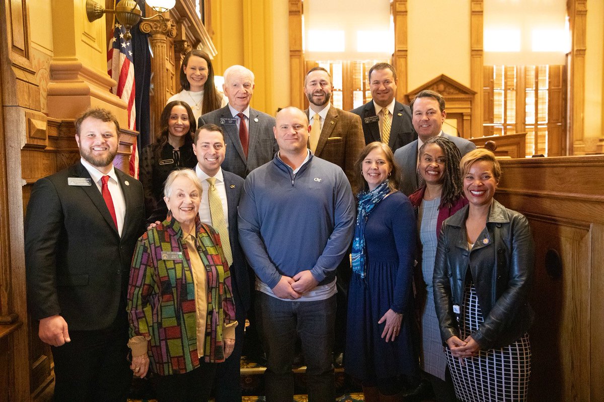 capitolJackets's tweet photo. Thank you @CoachBrentKey & @GTBattman for joining us today at the State Capitol. Go Jackets!! π https://t.co/aP8YiayGcE