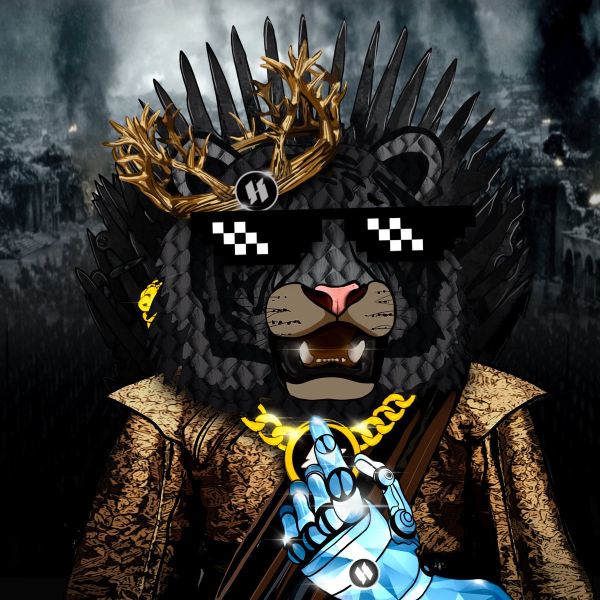 NewFacedTigers's tweet photo. Some recently minted GOT Tigers! Massive ‘thank you’ to you all! 🐯🫶

Follow the link to mint your own GOT Tiger and join the ‘Gang Of Tigers’ 

https://t.co/2RiNzaG3pR 

Mint is currently on @LaunchMyNFT. Secondary sales soon to be on @hodooi 

#NFT #HOD $HOD #NEWFACEDTIGERS https://t.co/b7a6SDg6Ji