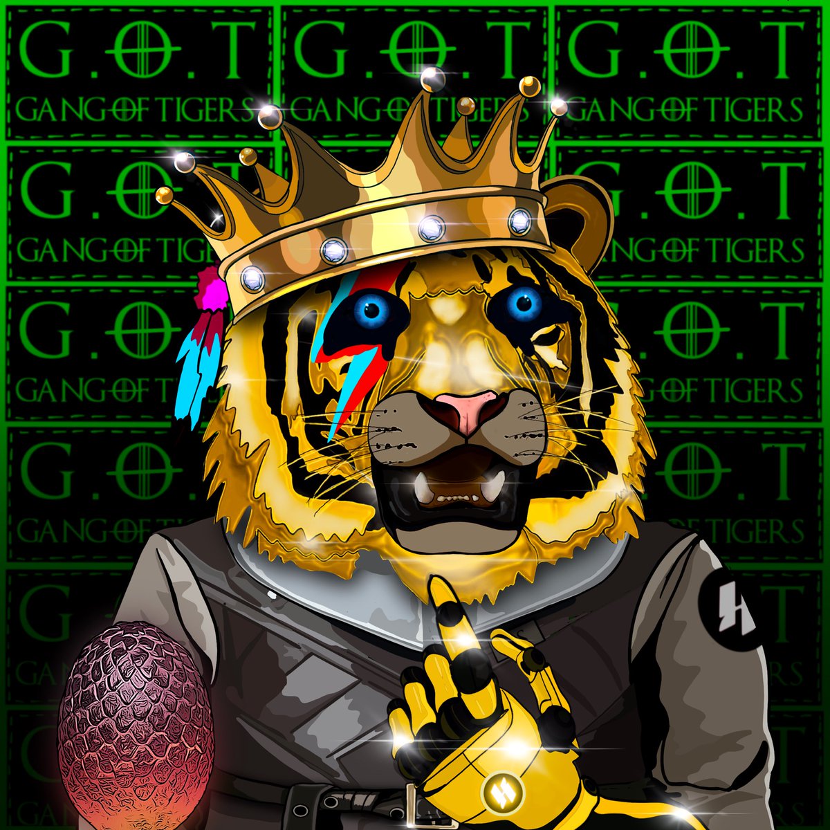 NewFacedTigers's tweet photo. Some recently minted GOT Tigers! Massive ‘thank you’ to you all! 🐯🫶

Follow the link to mint your own GOT Tiger and join the ‘Gang Of Tigers’ 

https://t.co/2RiNzaG3pR 

Mint is currently on @LaunchMyNFT. Secondary sales soon to be on @hodooi 

#NFT #HOD $HOD #NEWFACEDTIGERS https://t.co/b7a6SDg6Ji