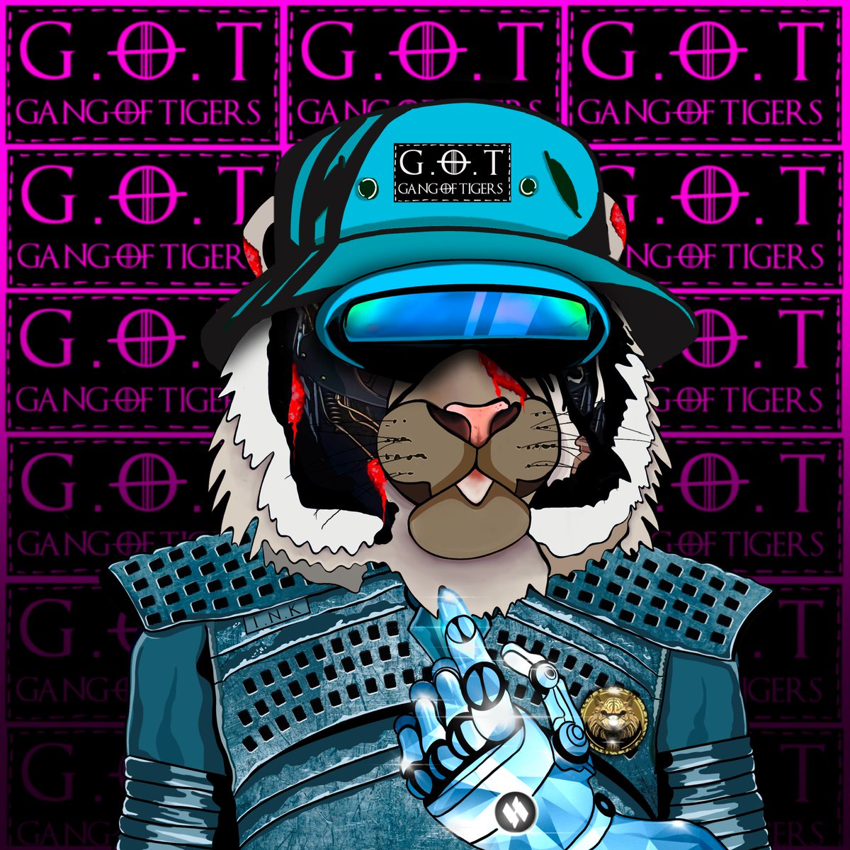 NewFacedTigers's tweet photo. Some recently minted GOT Tigers! Massive ‘thank you’ to you all! 🐯🫶

Follow the link to mint your own GOT Tiger and join the ‘Gang Of Tigers’ 

https://t.co/2RiNzaG3pR 

Mint is currently on @LaunchMyNFT. Secondary sales soon to be on @hodooi 

#NFT #HOD $HOD #NEWFACEDTIGERS https://t.co/b7a6SDg6Ji