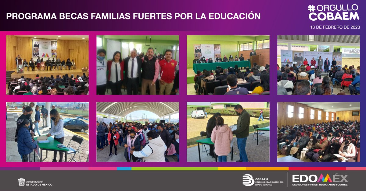 COBAEMex's tweet photo. 🏫En las #EscuelasFuertes del @Edomex, las y los estudiantes de educación básica siguen recibiendo el apoyo de las #BecasFamiliasFuertes.
@alfredodelmazo @SeducEdoMex #Toluca #AlmoloyaDeJuárez #Otumba #Ecatepec https://t.co/WlJR9bzylR