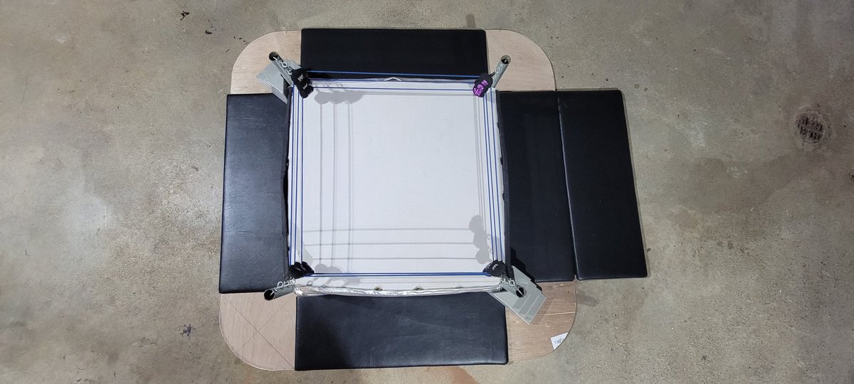 TheKalClash's tweet photo. Ring mats coming along as expected 🔥🔥 #WWE #WWERaw    #SmackDown    #WWENXT    #ECW Subcribe to my YT for upcoming videos! https://t.co/FSV58PQdlD https://t.co/237DIt3T48