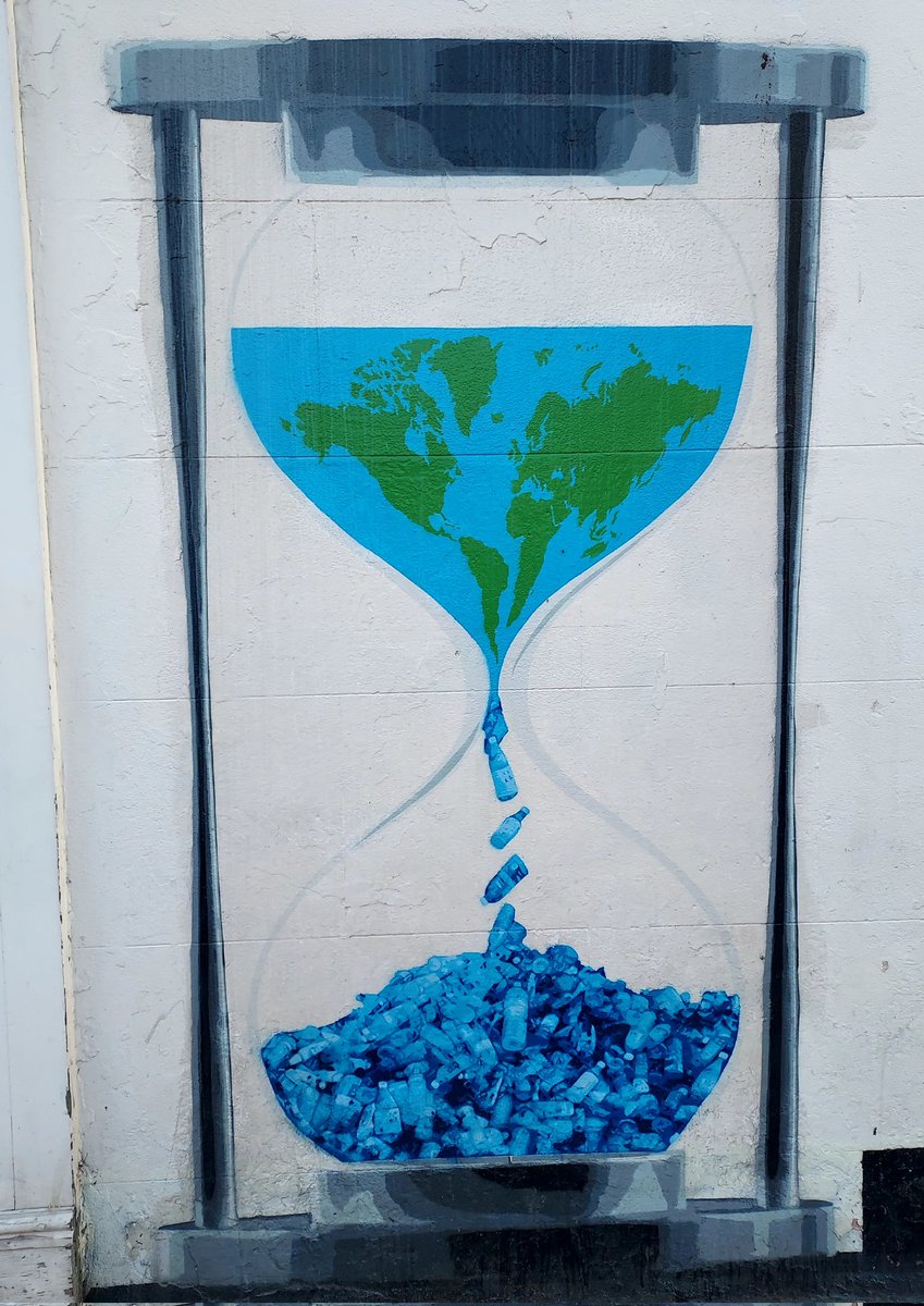 Time is quickly running out for our beautiful world. Courtesy of some great street art in Whitstable, Kent UK. #ClimateEmergency #NatureCrisis