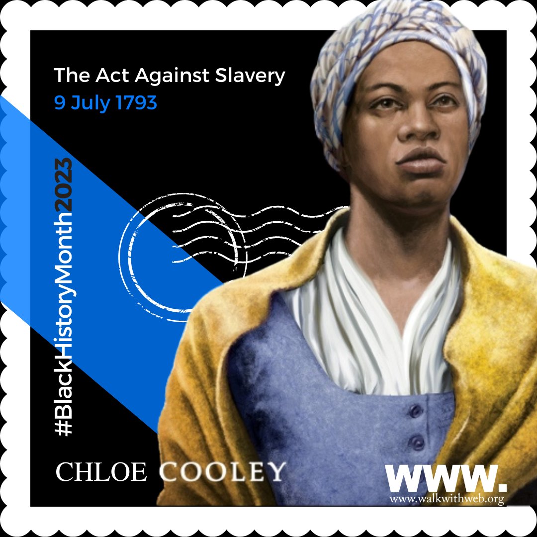 Named #NationalHistoricPerson in 2022 by the National Historic Sites and Monuments Board of @ParksCanada, Chloe Cooley suffered a difficult journey. However, her bravery and resilience ultimately led to the passage of the Act Against Slavery, an anti-slavery law in Canada.