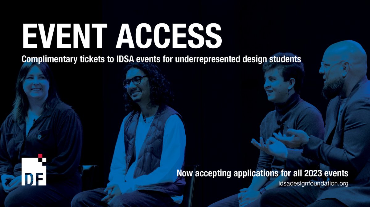 🎟️Event Access 2023 is open for submissions! We're offering students complimentary virtual tickets to this year's <a href="/IDSA/">IDSA</a> national events, made possible by generous donations to our DEI Event Access program. Apply today: fal.cn/3vQnS
