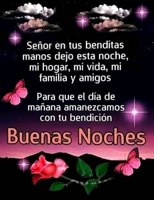 Buenas noches mis corazones dulces sueños sin elictrecidad