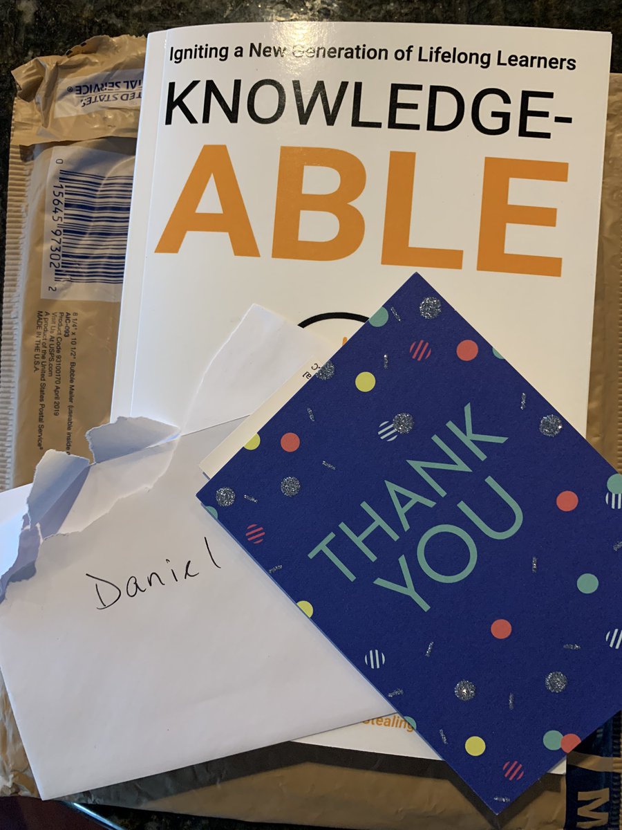 GridleyDaniel's tweet image. 1. Listen to a podcast 
2. Reflect &amp;amp; tweet
3. Reply to tweet
4. Continue chat on DM

four days later

5. Package arrives
6. Personalized note &amp;amp; card

💡 decision to take 20 seconds to tweet has led to inspiration &amp;amp; being energized

🔥 Thank you @MrLands

#knowledge_ABLE 

#ConnE