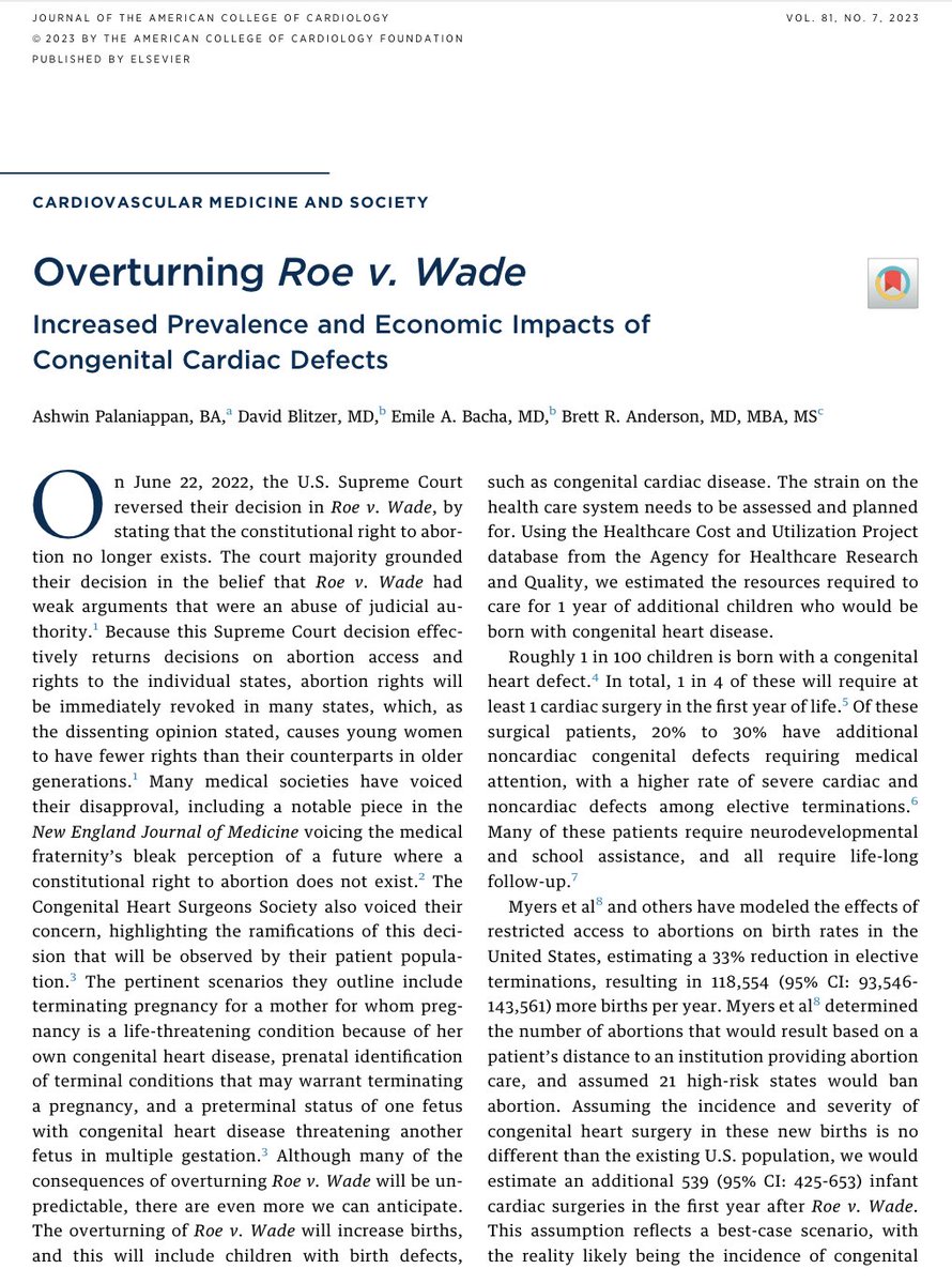 Brett Anderson: Center for Child HSR (@brettranders) on Twitter photo Check out this important analysis led by medical student <a href="/Ashwin_NY/">Ashwin Palaniappan</a> analyzing healthcare workforce implications of overturning Roe v Wade. Implications for wait times & care access to for all patients <a href="/emilebachamd/">Emile BACHA</a> <a href="/STS_CTsurgery/">The Society of Thoracic Surgeons</a> <a href="/AATSHQ/">AATS</a> <a href="/AmerAcadPeds/">American Academy of Pediatrics</a> authors.elsevier.com/a/1gayq2d9GHsl… Check out this important analysis led by medical student <a href="/Ashwin_NY/">Ashwin Palaniappan</a> analyzing healthcare workforce implications of overturning Roe v Wade. Implications for wait times & care access to for all patients <a href="/emilebachamd/">Emile BACHA</a> <a href="/STS_CTsurgery/">The Society of Thoracic Surgeons</a> <a href="/AATSHQ/">AATS</a> <a href="/AmerAcadPeds/">American Academy of Pediatrics</a> authors.elsevier.com/a/1gayq2d9GHsl…