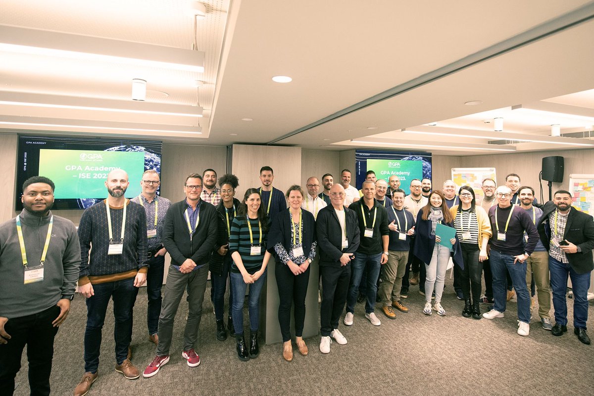 A big congratulations to our recent GPA Academy graduates. 25 of our global team members from over 15 countries completed an intensive two-day certification session, taking our GPA Academy graduates to over 100. Well done team!

#GPAAcademy #globalteam #certification  #thinkGPA