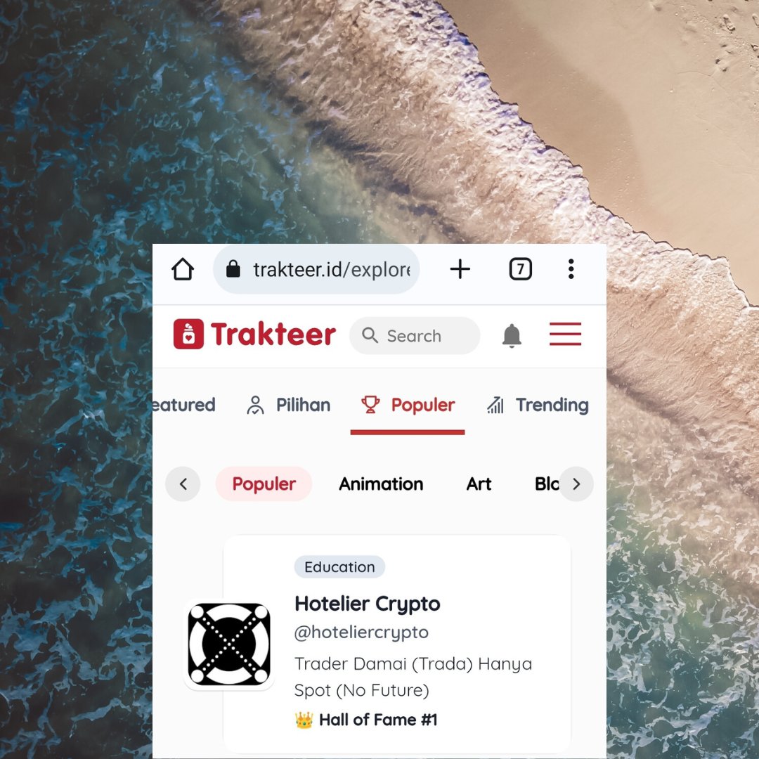 Selanjutnya apa?

Hall of Fame 👑👑👑👑, yaitu content creator paling populer.

Malemnya tuh saya lihat, masih no 2.

TAPI PAGI INI HOTELIERCRYPTO BERADA DI HALL OF FAME NOMER SATUUUU. 🫡🫡🫡 

Saya melted 💛💛💛

Please retweet 500. Wajib.

🤠🤠🤠🤠

Matursuksma
Hoteliercrypto