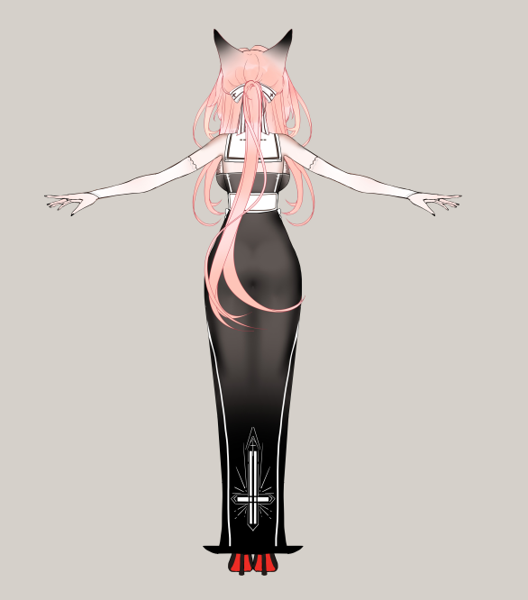 heng_eighteen's tweet photo. My first #BOOTH 3d character, Maria, was completely finished. She is an anime girl with car ears and beautiful red hair, dressed as a nun. 

Further I will put her in my booth shop on 17 Feb with one more costume. 

#Vtuber #VRChat #3DCG https://t.co/e7s4Pxjwrz