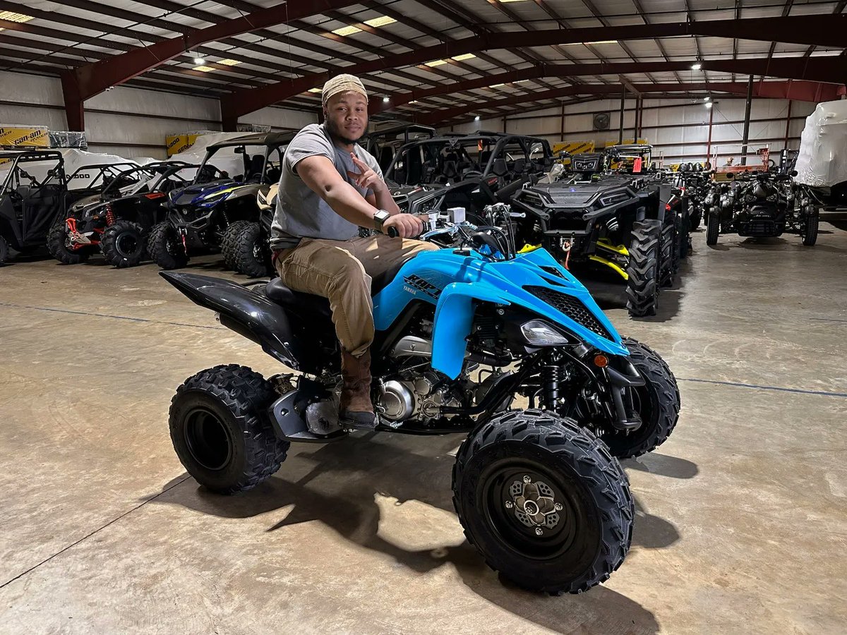 Congratulations to Bryson Jenkins from De Kalb, MS for purchasing a 2023 Yamaha Raptor 700 at Hattiesburg Cycles! #yamaha #raptor