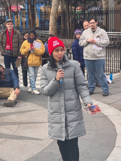 nyccoalition4dw's tweet photo. Yesterday, Hand in Hand as part of the @nyccoalition4dw joined @MaketheRoadNY, @NYDSA, the Amazon Labor Union, among others rallied in Astoria to promote the #SecureJobsAct! Council Member @Tiffany_Caban spoke at the rally in full support of the campaign. Let's #EndUnjustFirings! https://t.co/xAftp0giPA