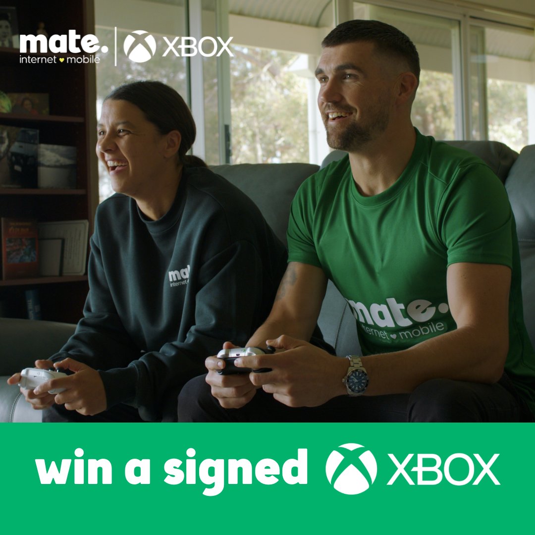 Xbox ANZ (@xboxanz) on Twitter photo We're so excited! <a href="/beourmate/">MATE internet + mobile</a> gave us the best Valentine's Day gift ever – an Xbox Series S Console autographed by Sam Kerr and Matt Ryan!
We're giving it away to one lucky winner, with our love – to enter the draw, like and retweet this post! We're so excited! <a href="/beourmate/">MATE internet + mobile</a> gave us the best Valentine's Day gift ever – an Xbox Series S Console autographed by Sam Kerr and Matt Ryan!
We're giving it away to one lucky winner, with our love – to enter the draw, like and retweet this post!