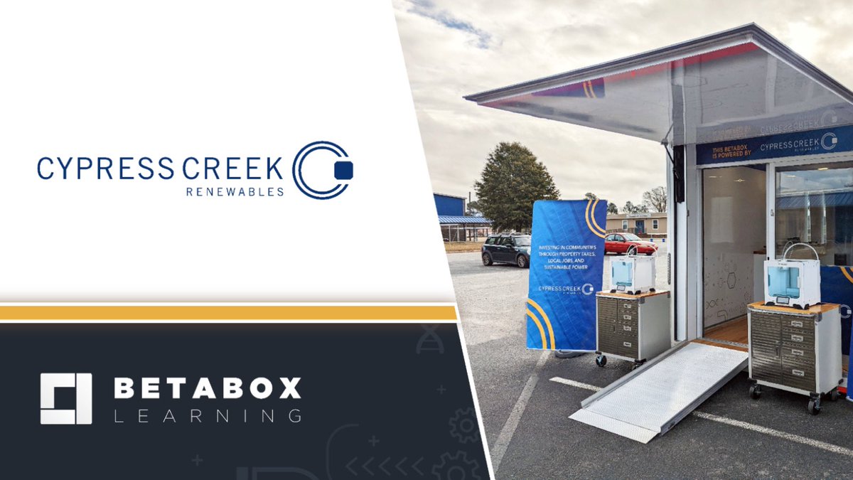 Betabox Learning (@betaboxlearning) on Twitter photo We're excited to work with <a href="/CCRSolar/">Cypress Creek Renewables</a> to Bring Hands-On Learning Experiences to K12 Schools in Wayne and Duplin County Schools in North Carolina. #STEMeducation #ncpublicschools
betaboxlearning.com/betabox-learni… We're excited to work with <a href="/CCRSolar/">Cypress Creek Renewables</a> to Bring Hands-On Learning Experiences to K12 Schools in Wayne and Duplin County Schools in North Carolina. #STEMeducation #ncpublicschools
betaboxlearning.com/betabox-learni…
