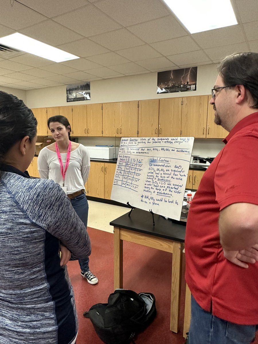 Things were heating up with the conversations today at our Thermochemistry ADI collaborative! These opportunities to collaborate with other campuses is priceless! So many pathways for extension and inquiry everywhere! #fisdlearns #RSR #ADIScience