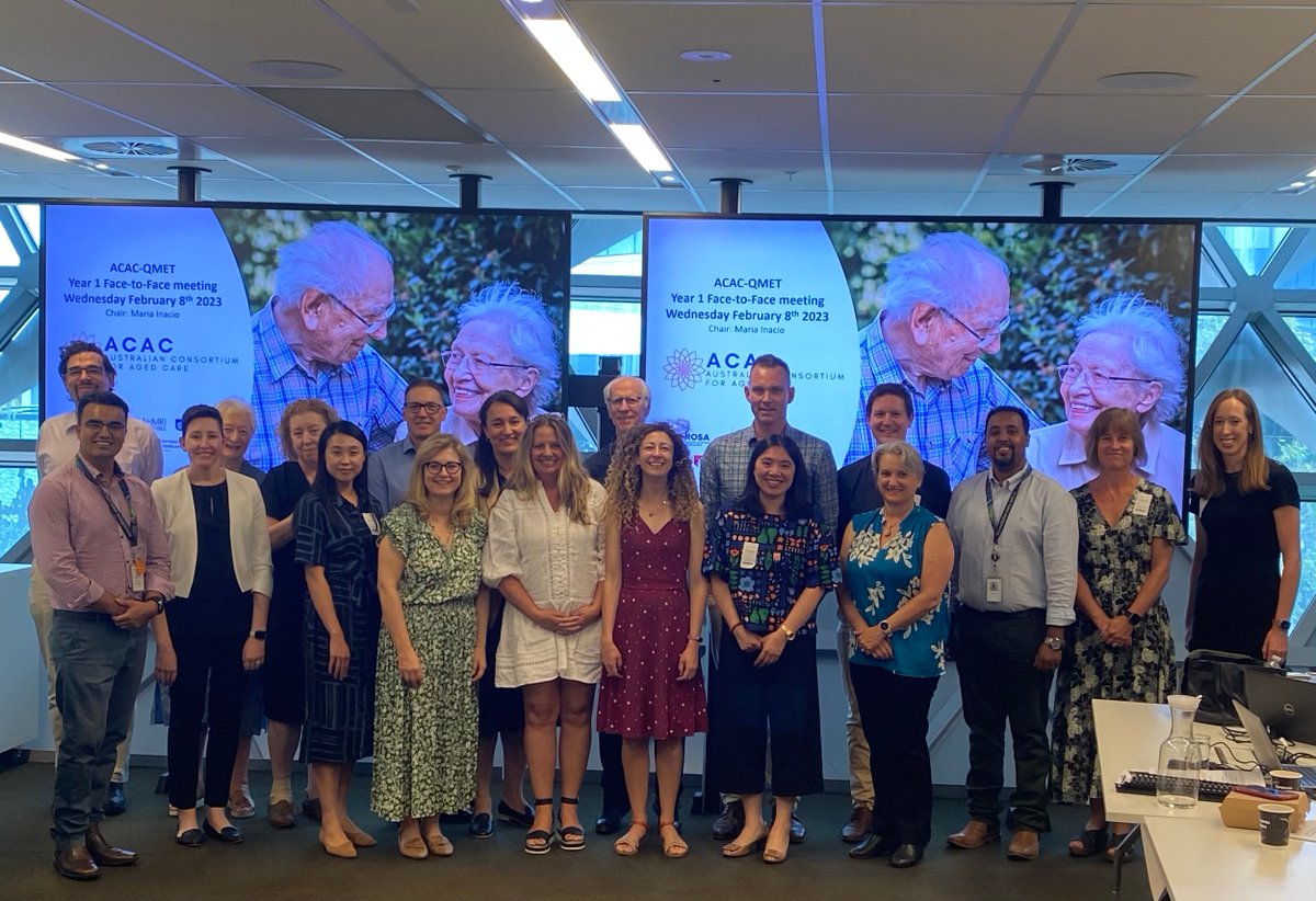 The Australian Consortium for Aged Care - Quality Measurement Toolbox (ACAC-QMET) investigators and project team had our first face-to-face meeting in Adelaide last week!

Lots of exciting discussions and ideas shared...watch this space! 

Read more here: bit.ly/3IiPUXs