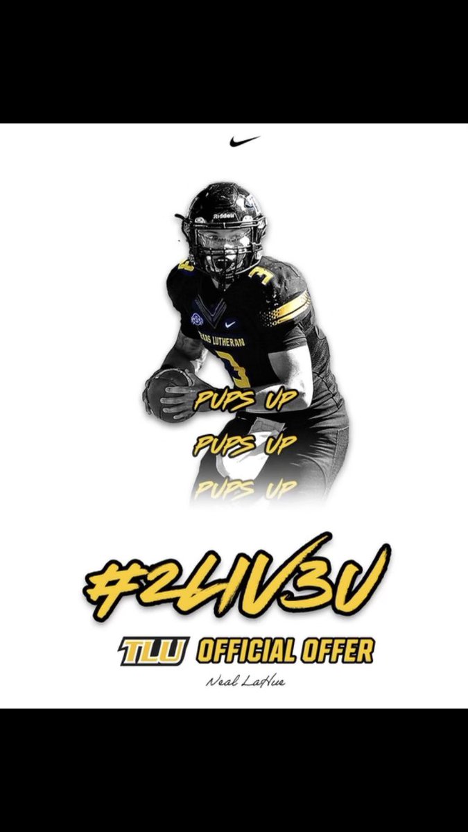 #AGTG Beyond grateful to receive my 1st official offer from Texas Lutheran University <a href="/Coach_GarciaJ/">Coach Johnny Garcia Jr.</a> <a href="/CoachChidester/">Coach Jake Chidester</a> <a href="/txlutheran/">Texas Lutheran University</a>