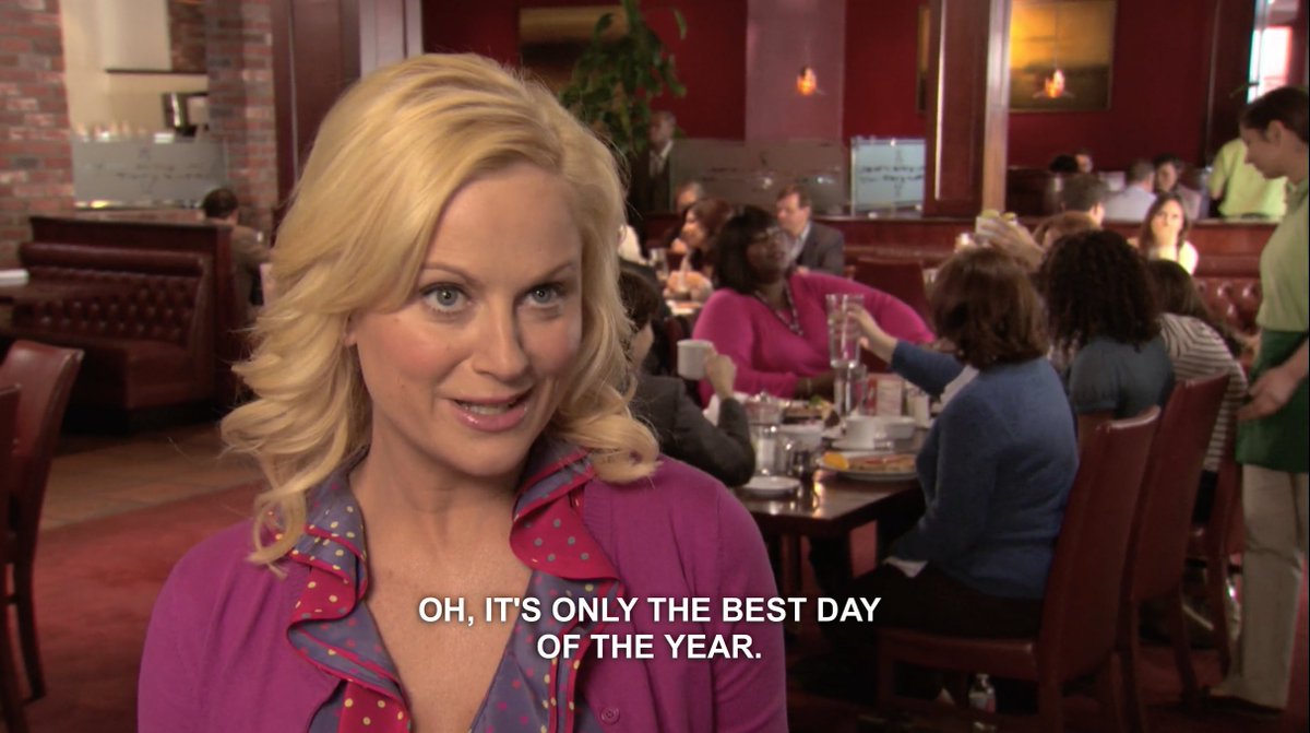 out of context parks and rec tweet media