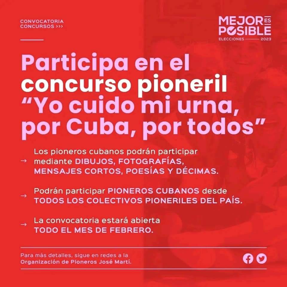 ComunicDMEColon's tweet photo. Se promueve en los centros educacionales #ColonEnVictoria el concurso: "Yo cuido mi urna, por #Cuba, por todos". ¡Participa! ¡Orgullosos de ser cubanos! #JuntarYVencer #MejorEsPosible #MatancerosEnVictoria @CubaMined @comunicadoramtz @SuselyMorfaG https://t.co/iXM56JNh5j