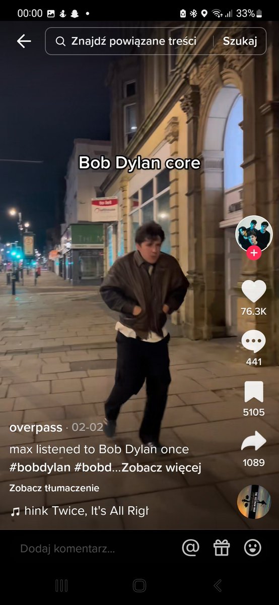 userinprogresss's tweet image. jak mn jeszcze raz mama zapyta czm chofxe w cienkiej kurtce w zime to powiem tylko ze to bobdylancore I ze ona nie zrozumie