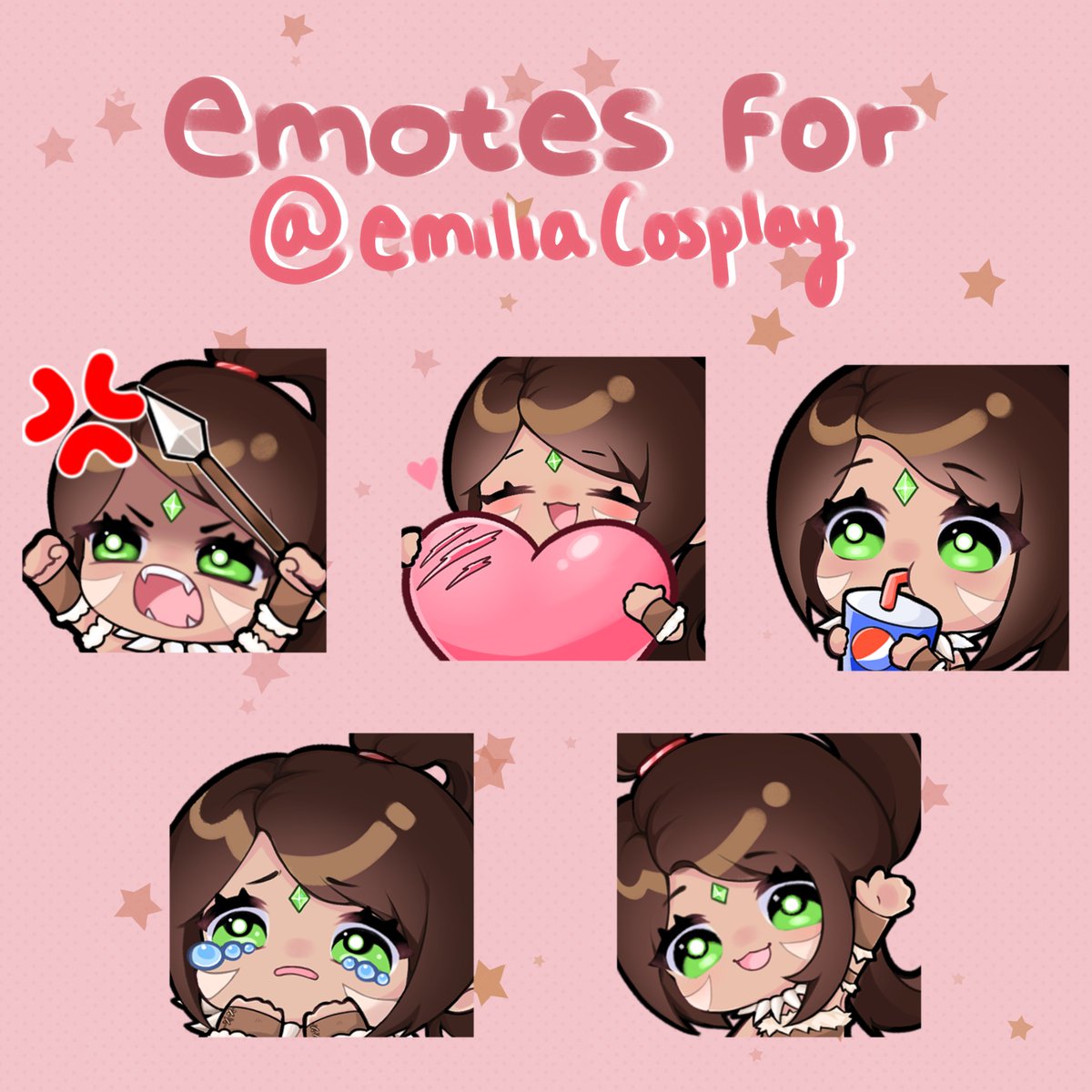 emotes for <a href="/emiliacosplay/">Emilia</a> <33
-
-
-
Likes + rts appreciated <3 #LeagueOfLegends #LeagueOfLegendsFanArt #emotes #emoteartist