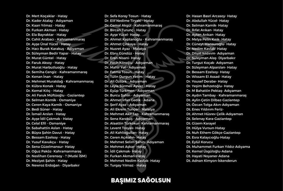 Samandağ belediye başkanı haklı. Doktorlar depremde şehri terketti. İşte şehri terkeden o doktorlar!