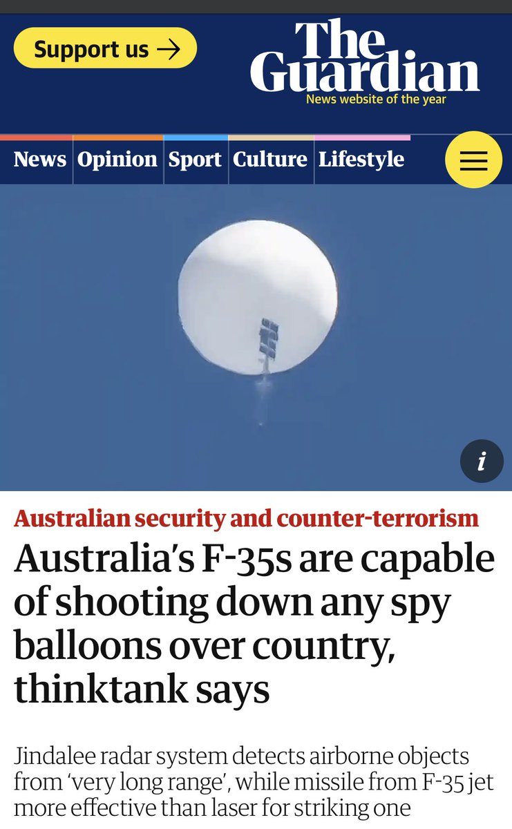 They cost $16 BILLION - THEY BETTER BE ABLE TO SHOOT DOWN A F#%^in’ BALLOON