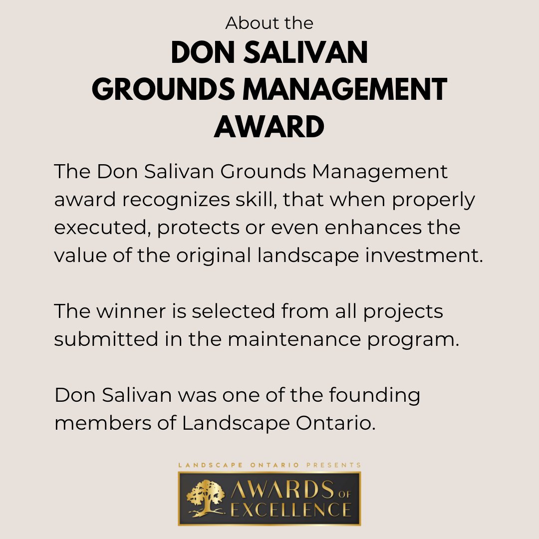 green_for_life's tweet photo. #LOAwards2023 SPOTLIGHT 🏆🏡🌾

Congratulations to everyone at the @WentworthLandsc team on their DON SALIVAN Award for this unique maintenance work 👏👏

➖ See all the 2023 Awards Winners at https://t.co/LzuYmjAp3h

#LandscapeOntario #LOAwards #AwardsofExcellence https://t.co/LytUytvlVC