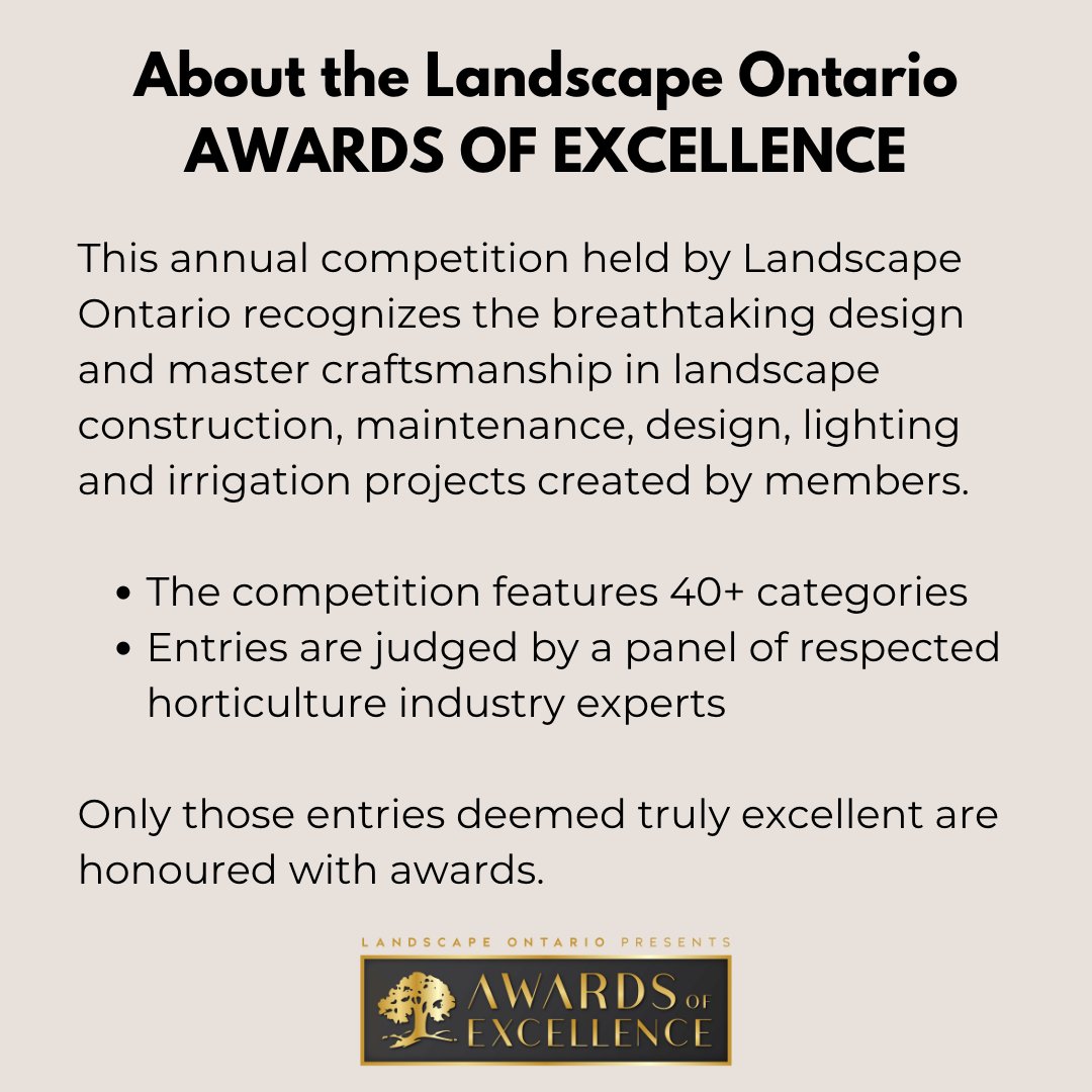 #LOAwards2023 SPOTLIGHT 🏆🏡🌾

Congratulations to everyone at the <a href="/WentworthLandsc/">Wentworth Landscapes</a> team on their DON SALIVAN Award for this unique maintenance work 👏👏

➖ See all the 2023 Awards Winners at loawards.com

#LandscapeOntario #LOAwards #AwardsofExcellence