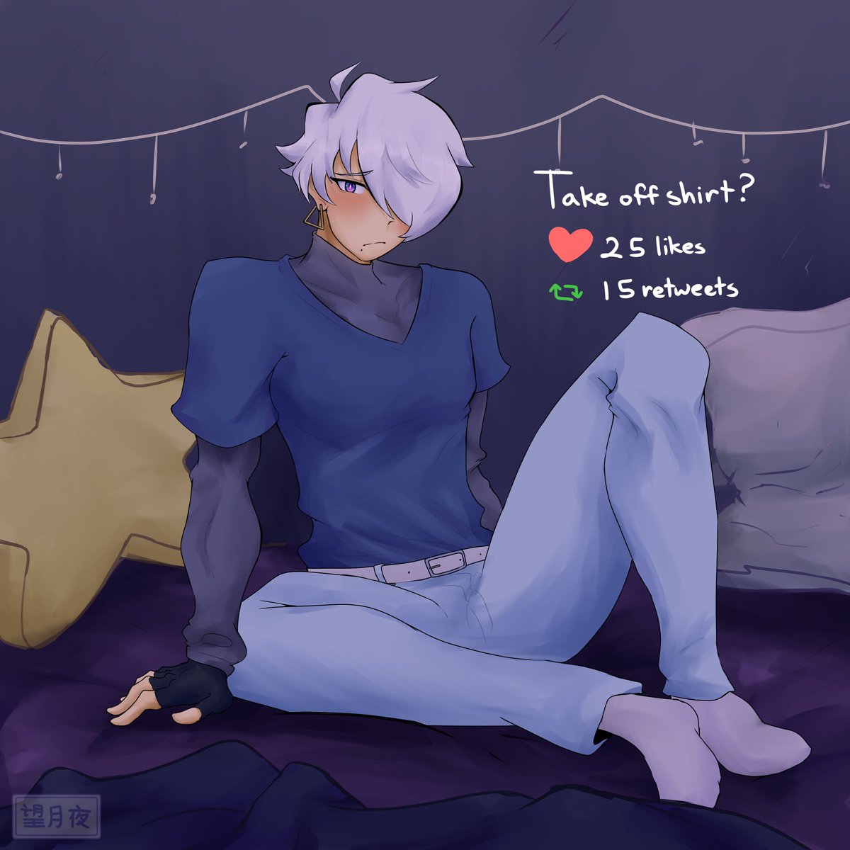 MochizukiYoru's tweet photo. lil (potentially spicy) valentines thingy, 25 likes and 15 rts and shirt comes off ;)
#astropiece https://t.co/YEvrdDv0T9
