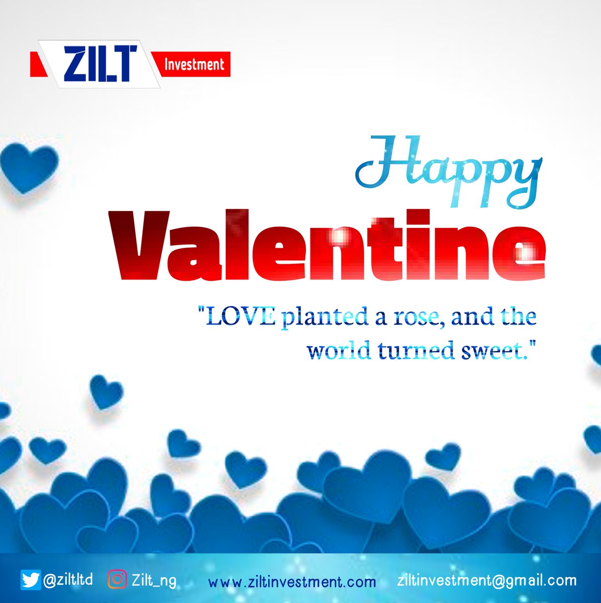 ZiltLtd's tweet photo. "Valentine's Day is the perfect day to express your love and appreciation to those you hold dear." 

#Happy Valentine
#ZiltInvestmentLtd
#RealEstate 
#LandForSale https://t.co/gFfZXK8RMP