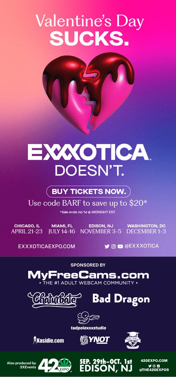 Krystal Davis on Twitter "Get those tickets 🎟️ for a deal exxxotica"