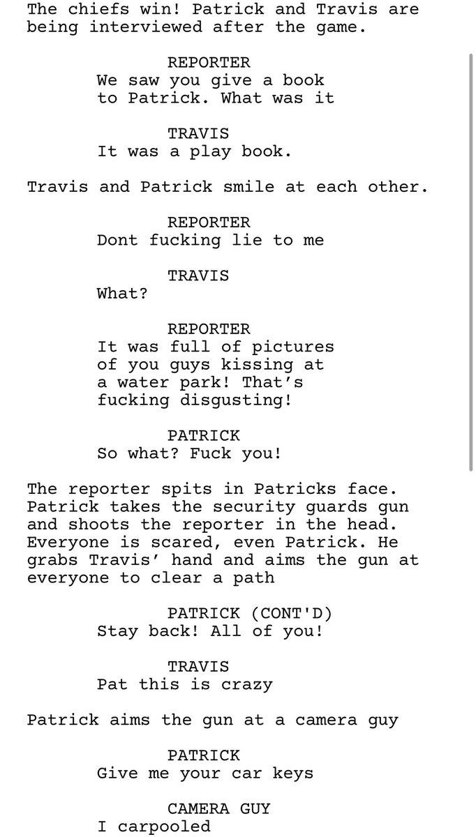 FrazzleMyGimp's tweet image. I know I will face consequences for this but I am done staying quiet. NFL games are 100% scripted. I know this because I was apart of a team of writers that wrote this years Super Bowl. Don’t believe me? Tell me if this looks familiar.