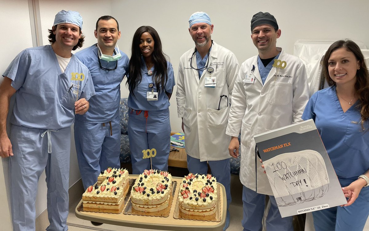 GonzalezLenguMD's tweet photo. Another great milestone for the @CCIndianRiver HVTI, our team completed 100 LAAOs procedure. Thank you to all team members for all your efforts to make our program very successful! @CleveClinicFL @CleClinicHVTI @MistyBlueMD https://t.co/mQ72tdWcnS